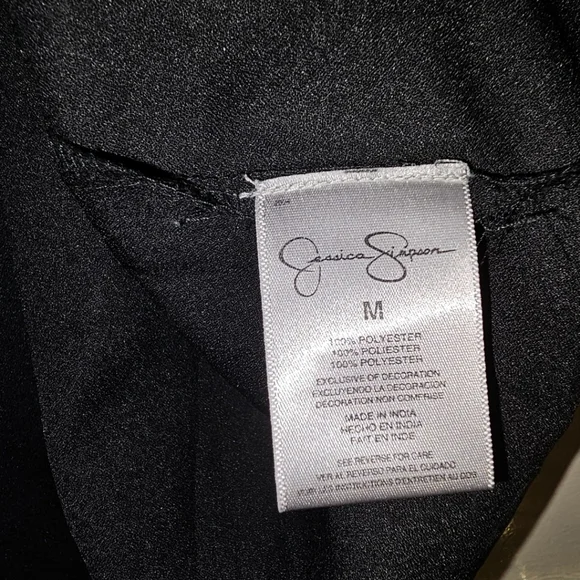 Jessica Simpson Black Sequin Dress Sz M - Picture 6 of 6